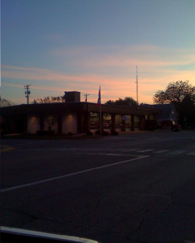 Early morning for 2011 Annual Conference at the Manchester Fire Station.