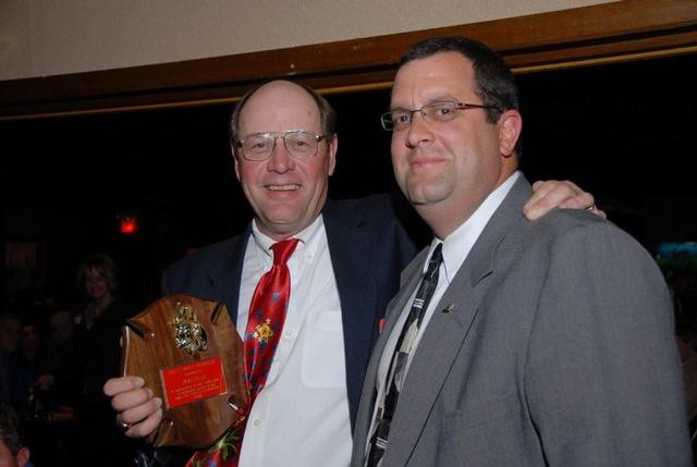 Mike Keefe and David Schipper, 2008 Fall Conference banquet.