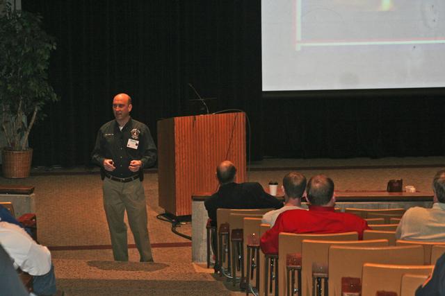 Chief Shane Ray, addressing the group.  Photo by Dawn Beisner, FSTB.