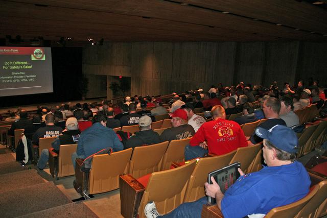 2010 Workshop attendees listening to speaker, Shane Ray.  Photo by Dawn Beisner, FSTB.